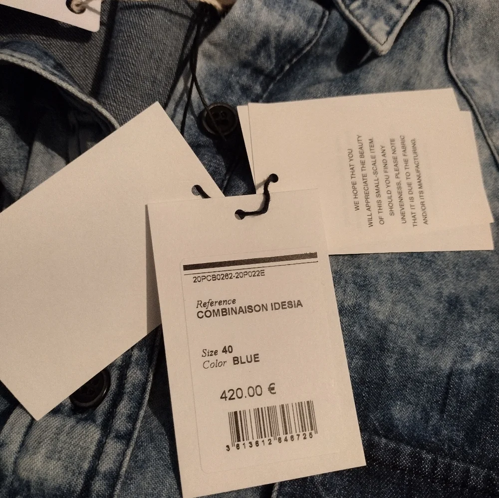 🥰 Isabel Marant Blue Denim Jumpsuit